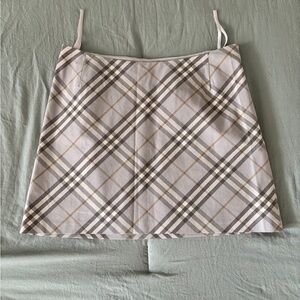Burberry Nova Check Mini Skirt